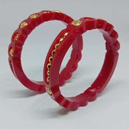 Gold Plated Charming Pola Bangles