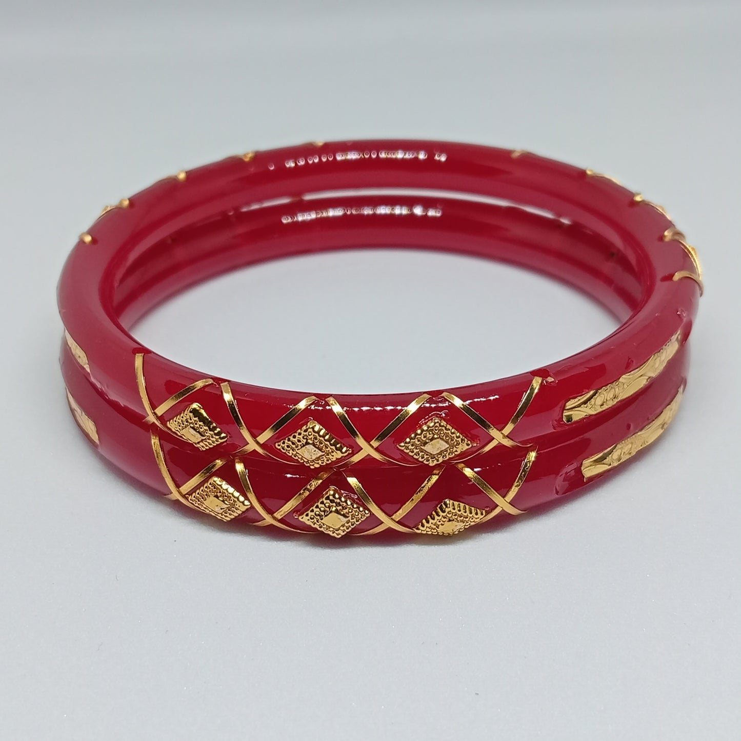 Elegant Gold-Plated Brass Bangles for Women